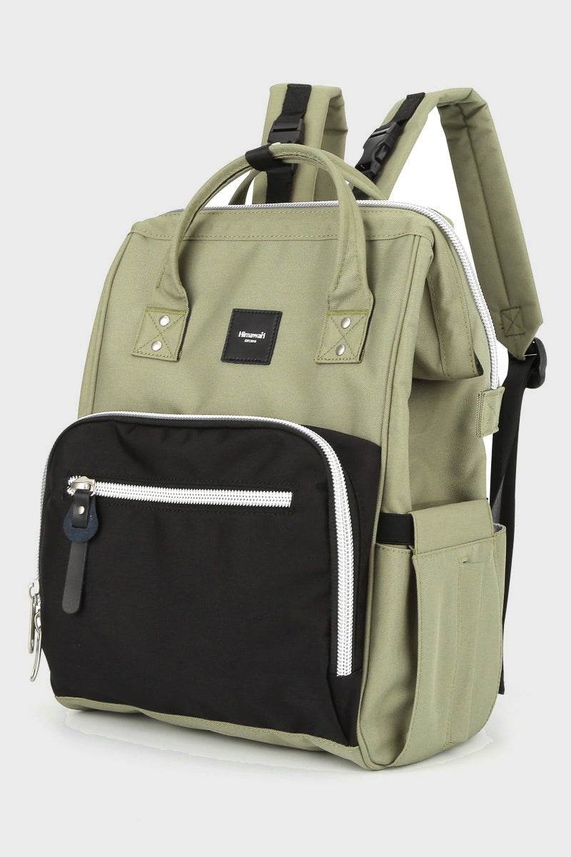 Himawari Waterproof Canvas Backpack Bag with Side Pockets - Delanoir