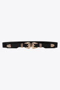 Double Buckle Elastic Belt - Delanoir