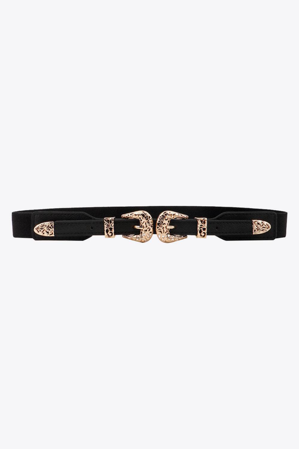 Double Buckle Elastic Belt - Delanoir