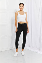 Leggings Depot Full Size Strengthen and Lengthen Reflective Dot Active Leggings - Delanoir