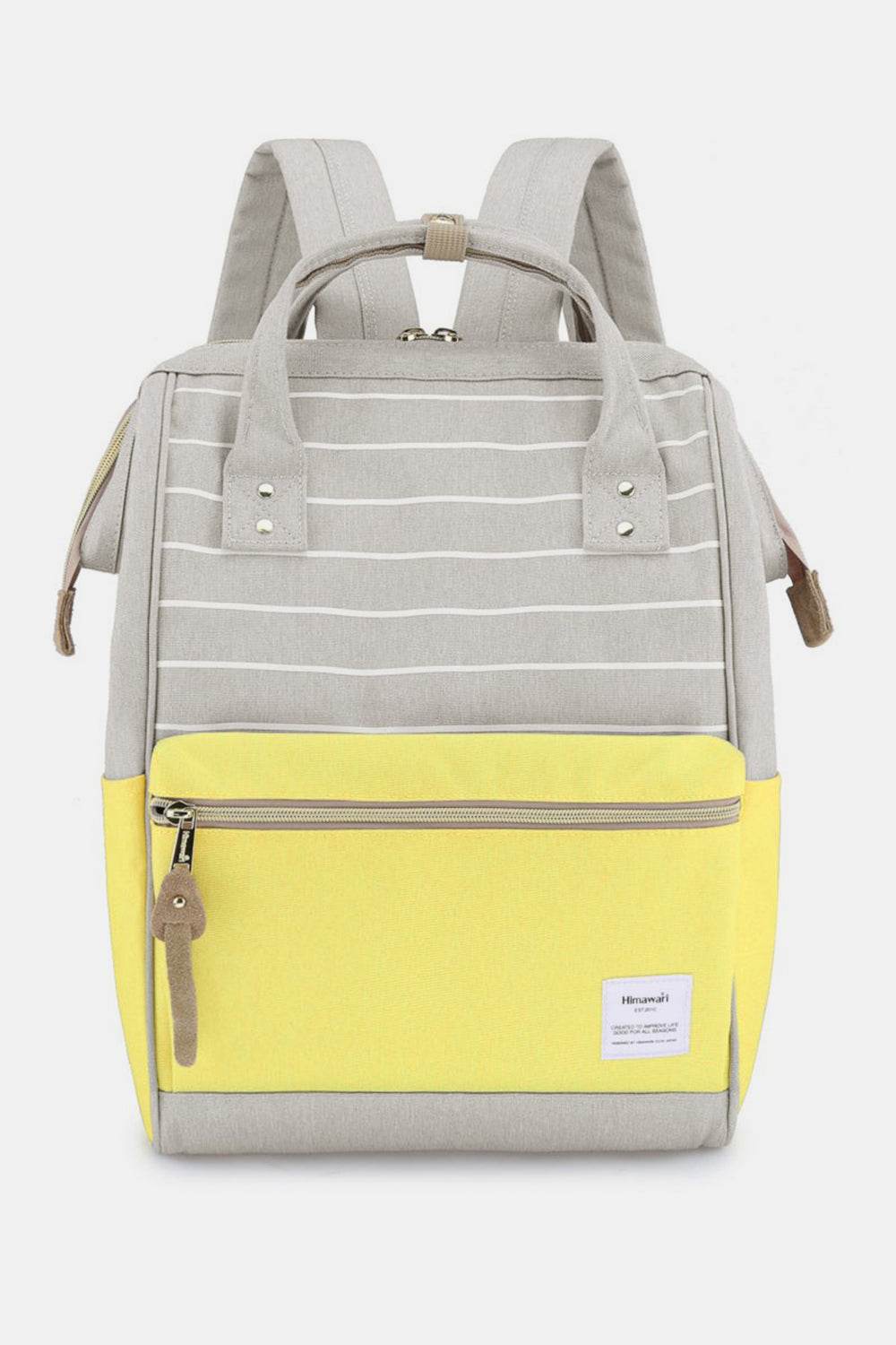 Himawari Waterproof Canvas Backpack Bag with Side Pockets - Delanoir
