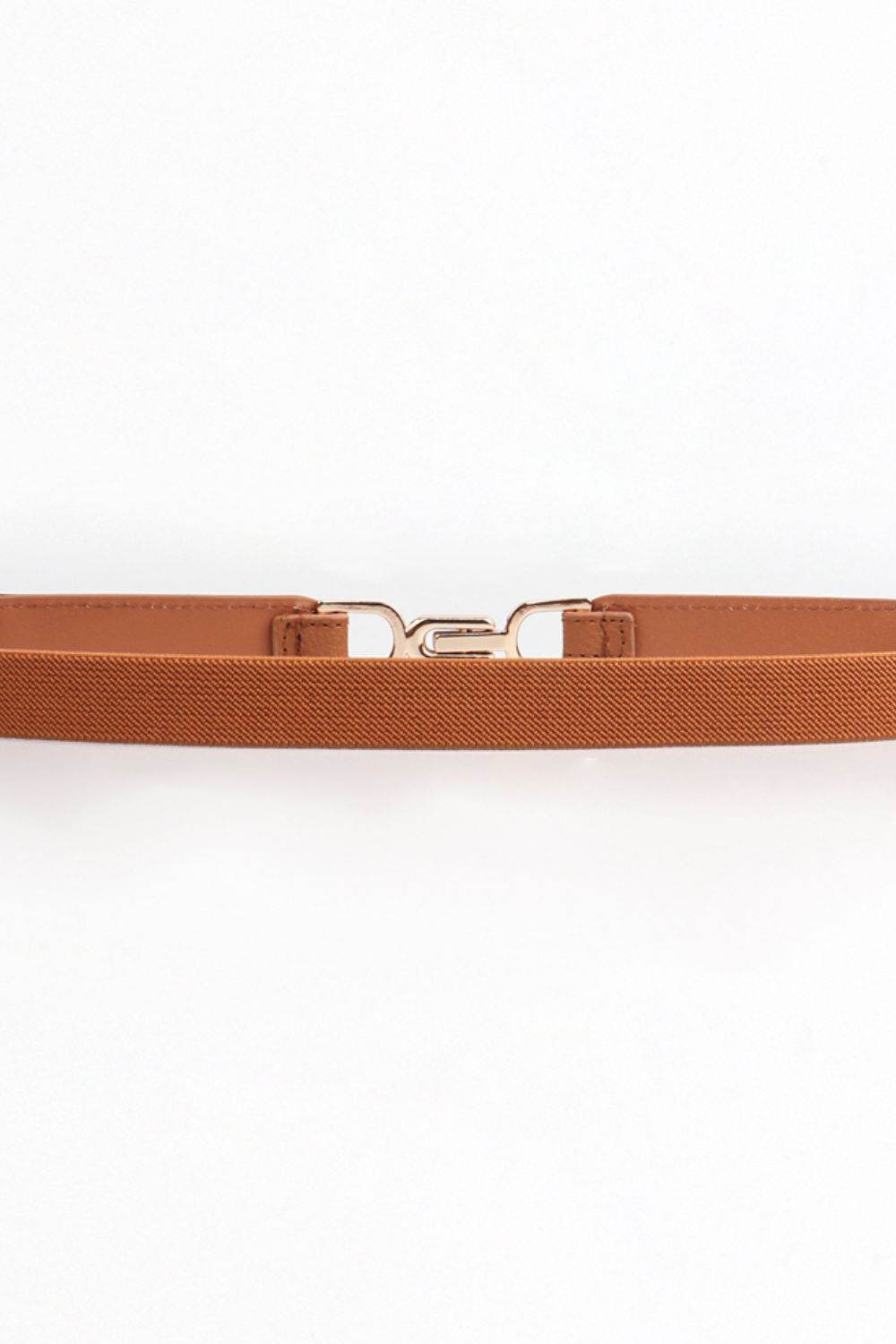 Alloy Buckle Elastic Belt - Delanoir