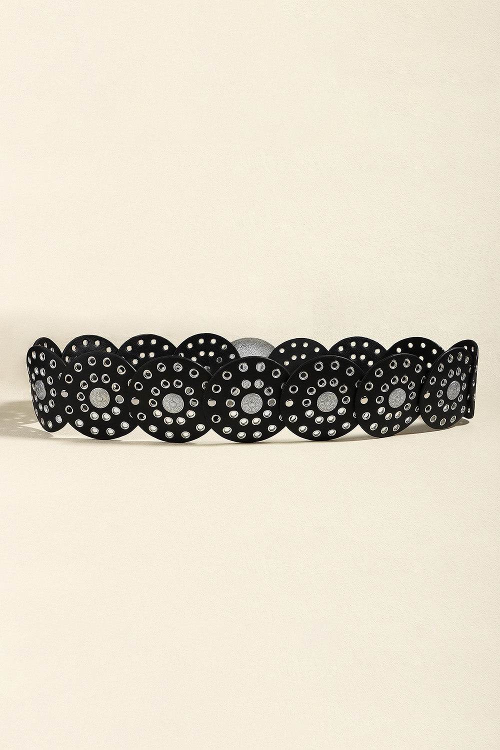 Vintage PU Leather Wide Belt - Delanoir