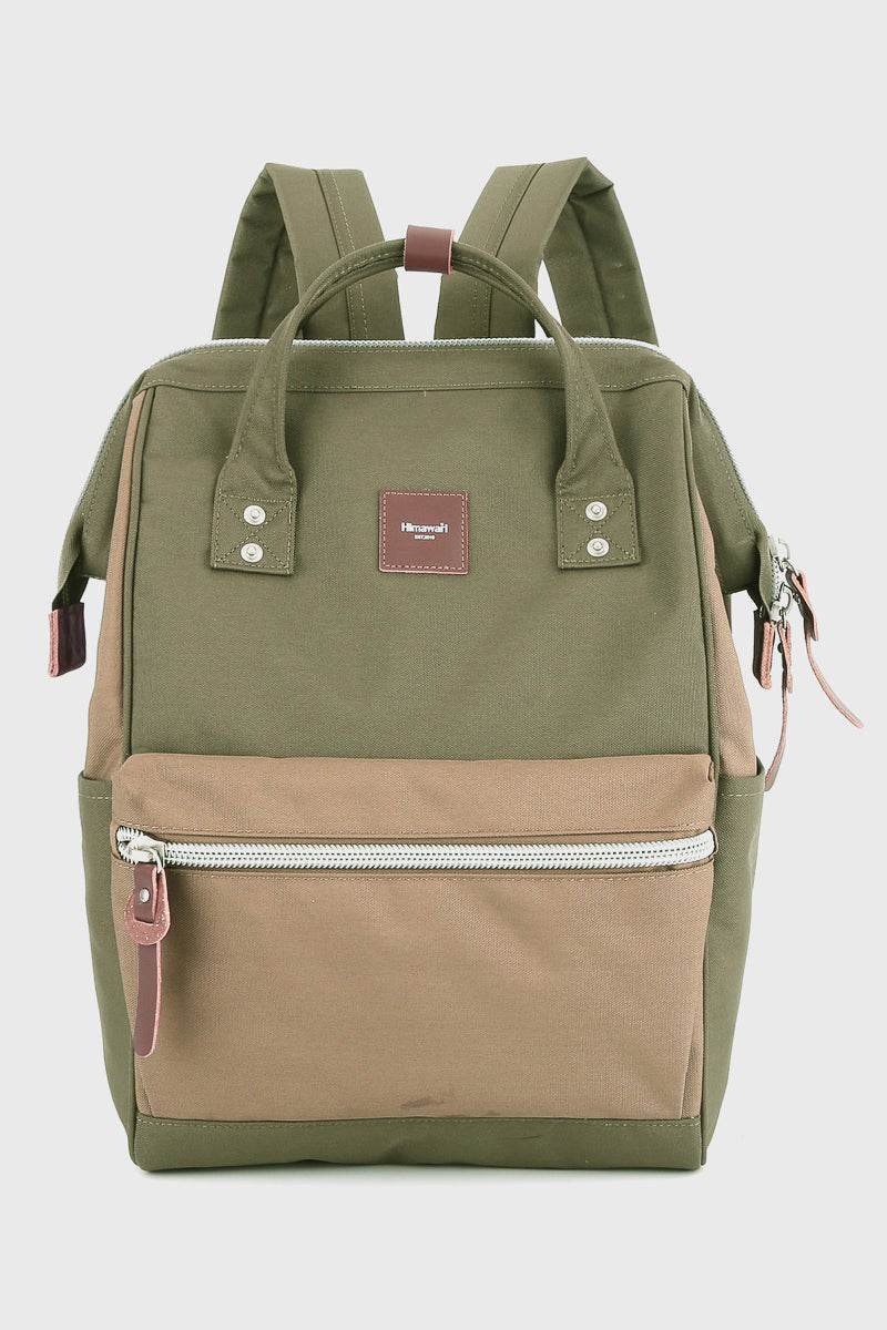 Himawari Water Resistant Canvas Backpack Bag with Side Pockets - Delanoir