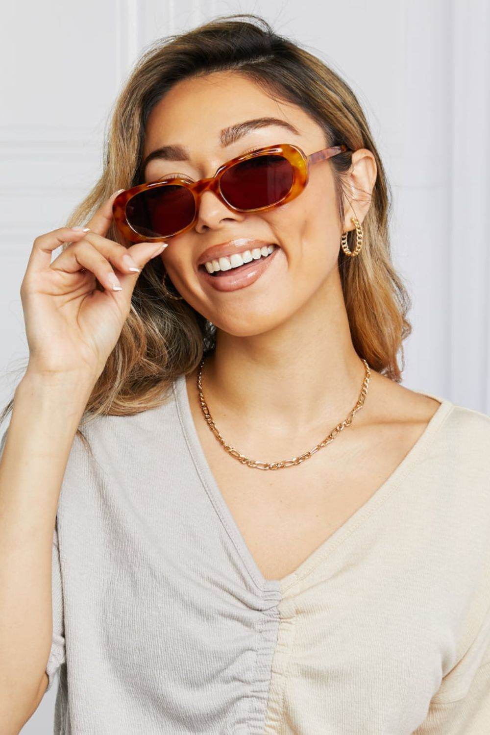 Oval Full Rim Sunglasses - Delanoir