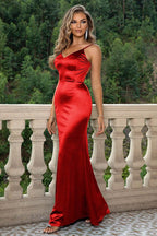 Strappy Backless Maxi Dress - Delanoir