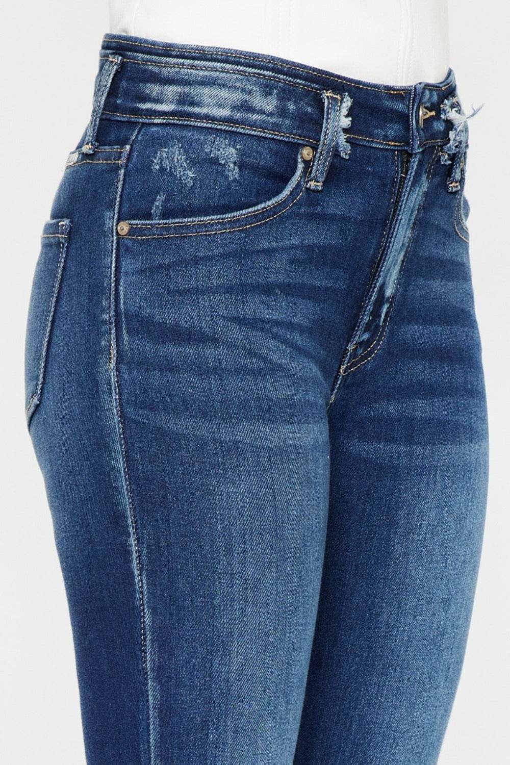 Kancan Full Size High Rise Ankle Skinny Jeans - Delanoir