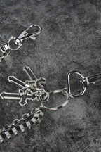 Double-Layered Cross Waist Chain - Delanoir