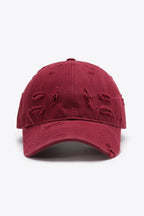 Distressed Adjustable Baseball Cap - Delanoir