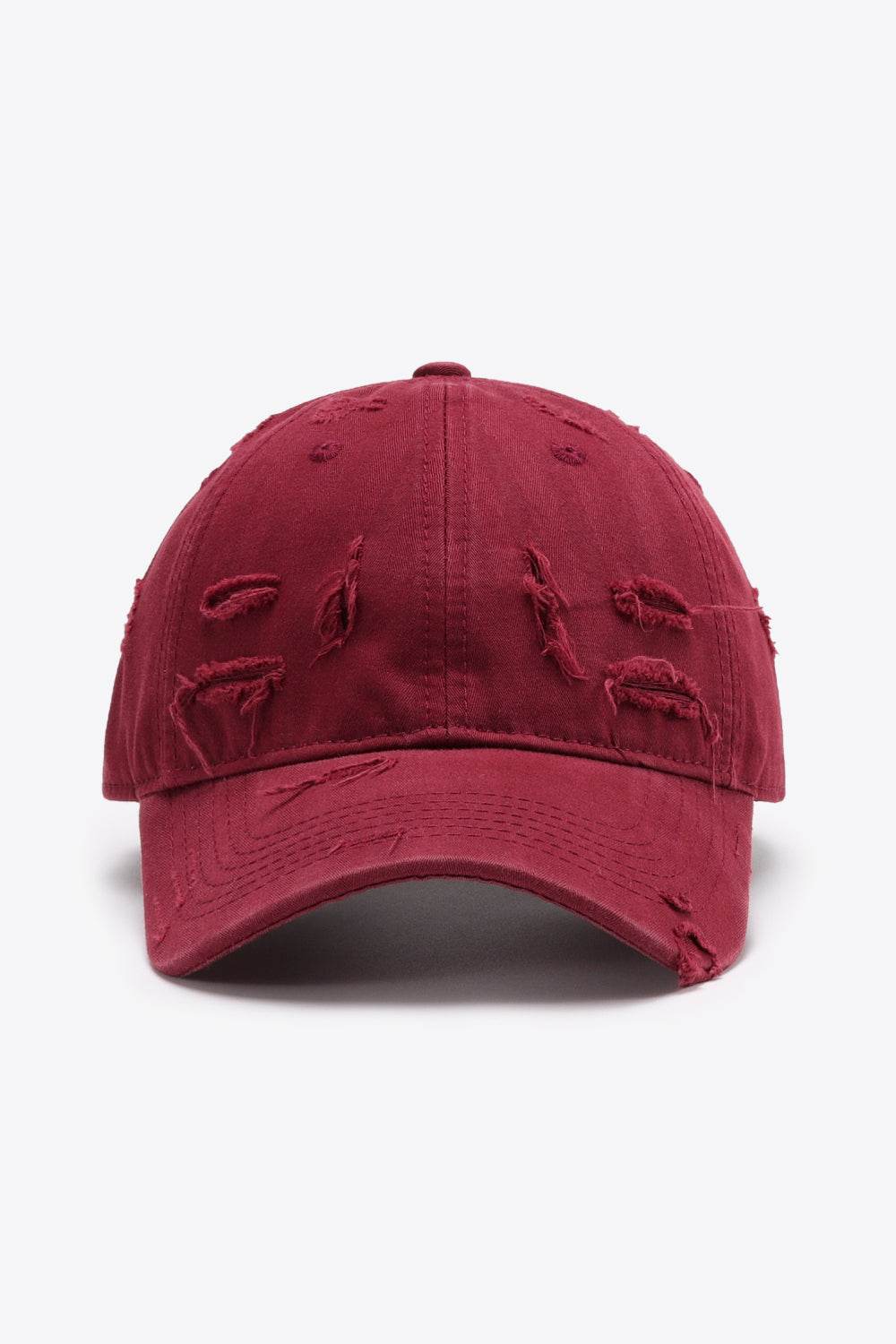 Distressed Adjustable Baseball Cap - Delanoir