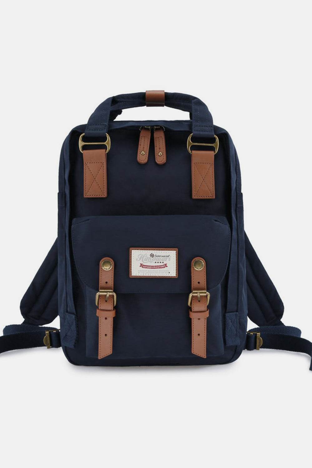 Himawari Contrast Waterproof Nylon Backpack Bag - Delanoir