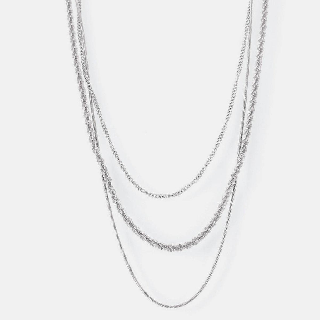 Titanium Steel Three-Layered Necklace - Delanoir