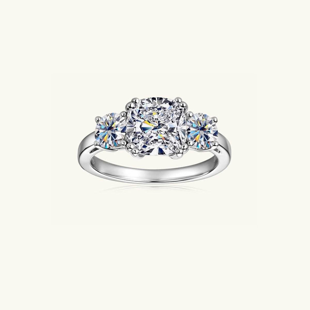 3.5 Carat Moissanite 925 Sterling Silver Ring - Delanoir