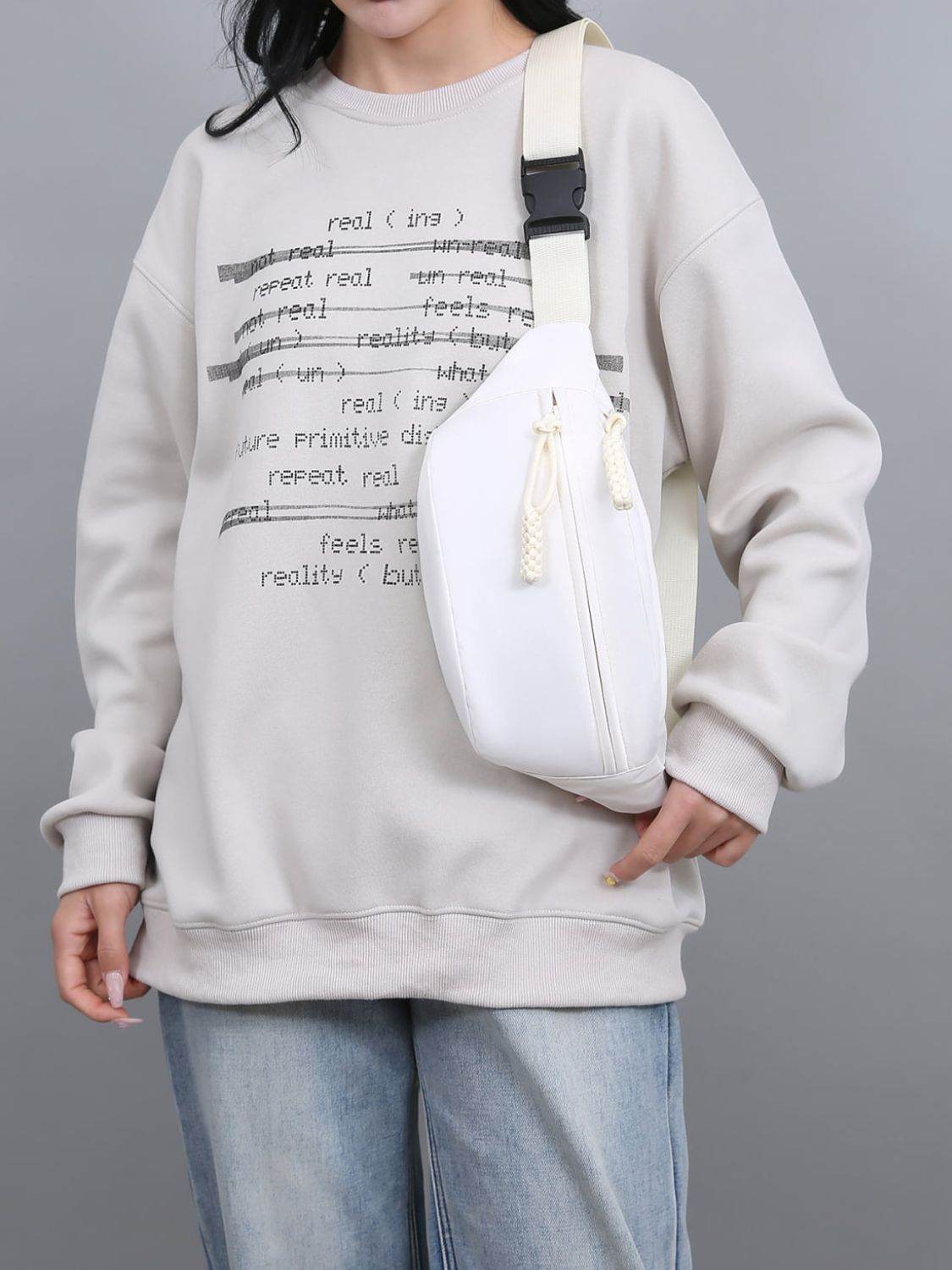 Oxford Cloth Adjustable Strap Sling Bag - Delanoir
