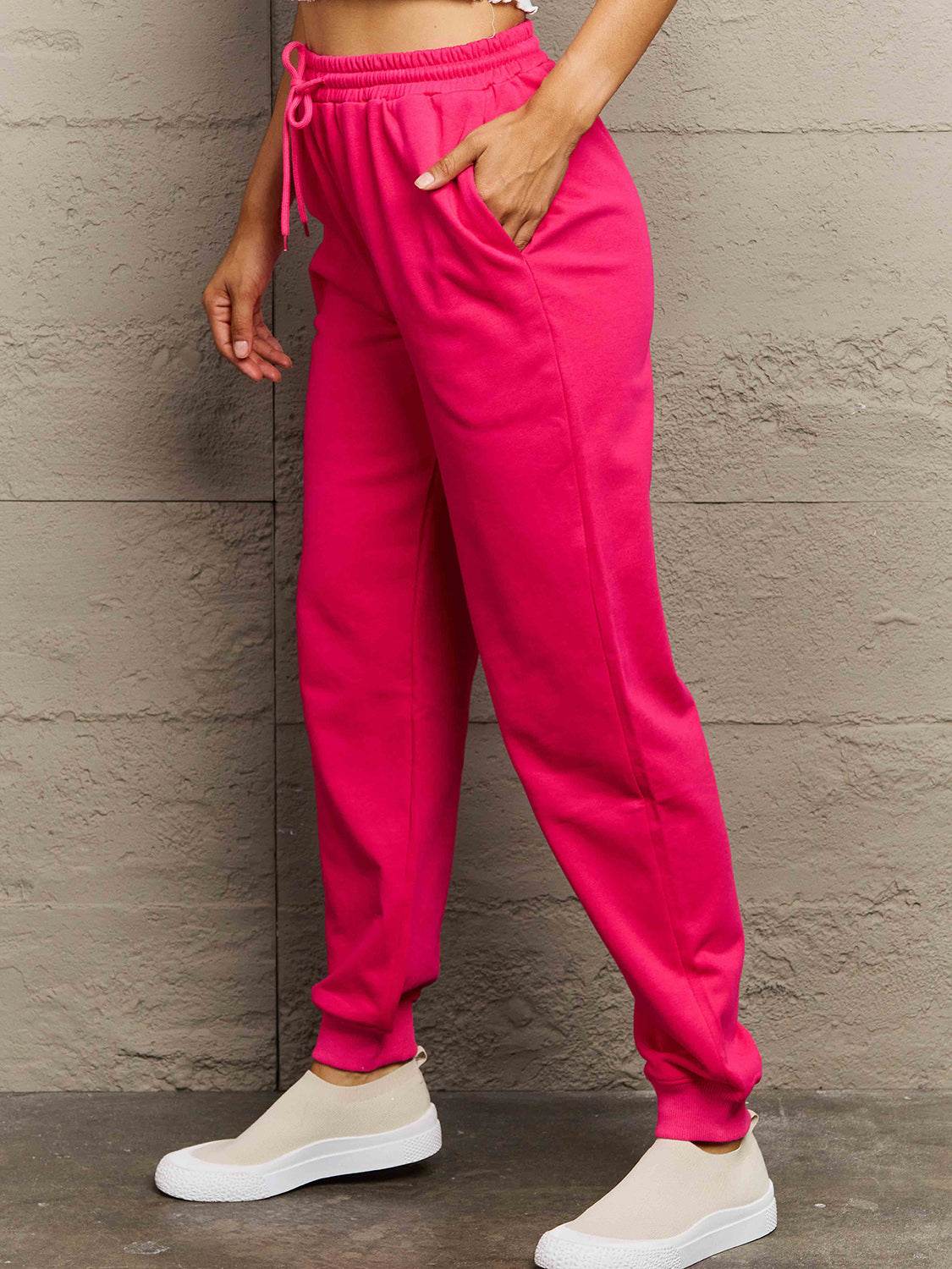 Simply Love Full Size Drawstring Sweatpants - Delanoir