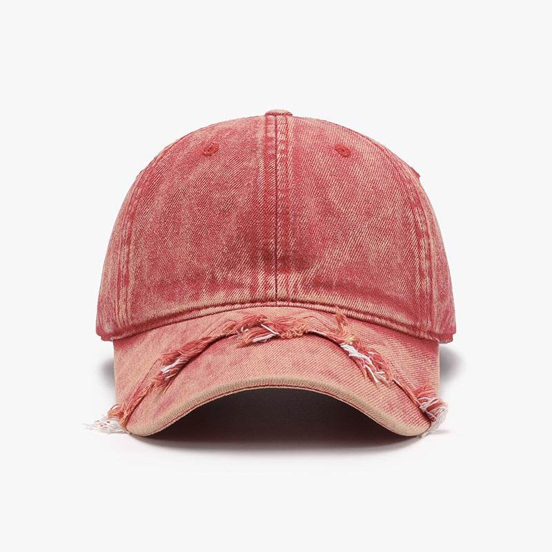 Fringe Adjustable Cotton Baseball Cap - Delanoir