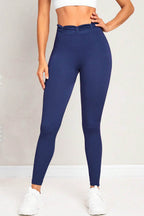 Ruched High Waist Active Leggings - Delanoir