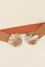 Zinc Alloy Buckle Elastic Belt - Delanoir