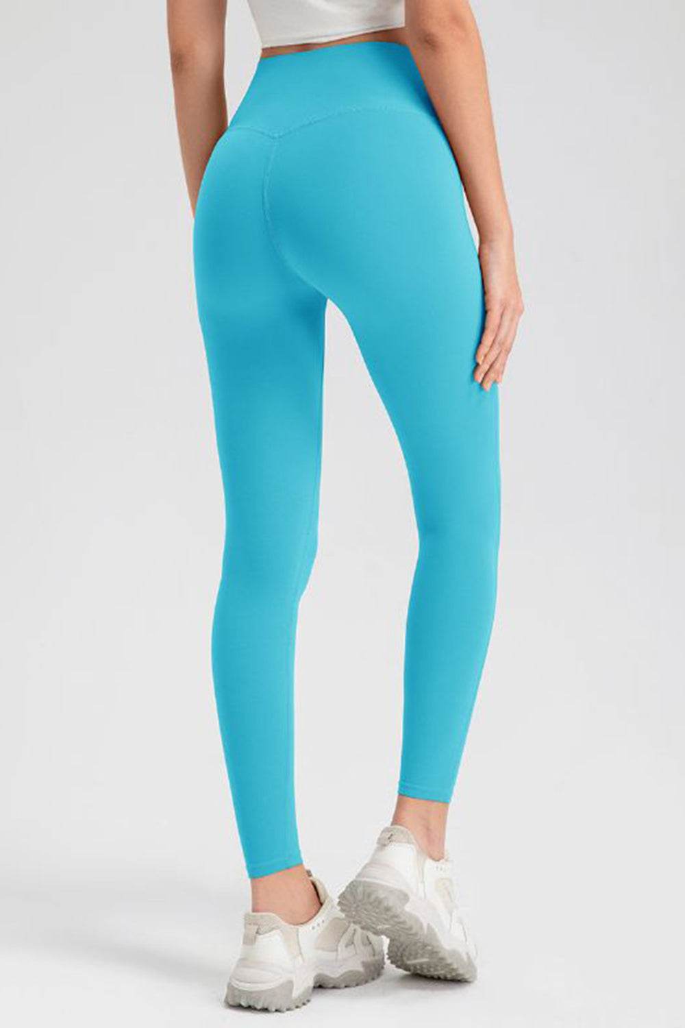 High Waist Skinny Active Pants - Delanoir