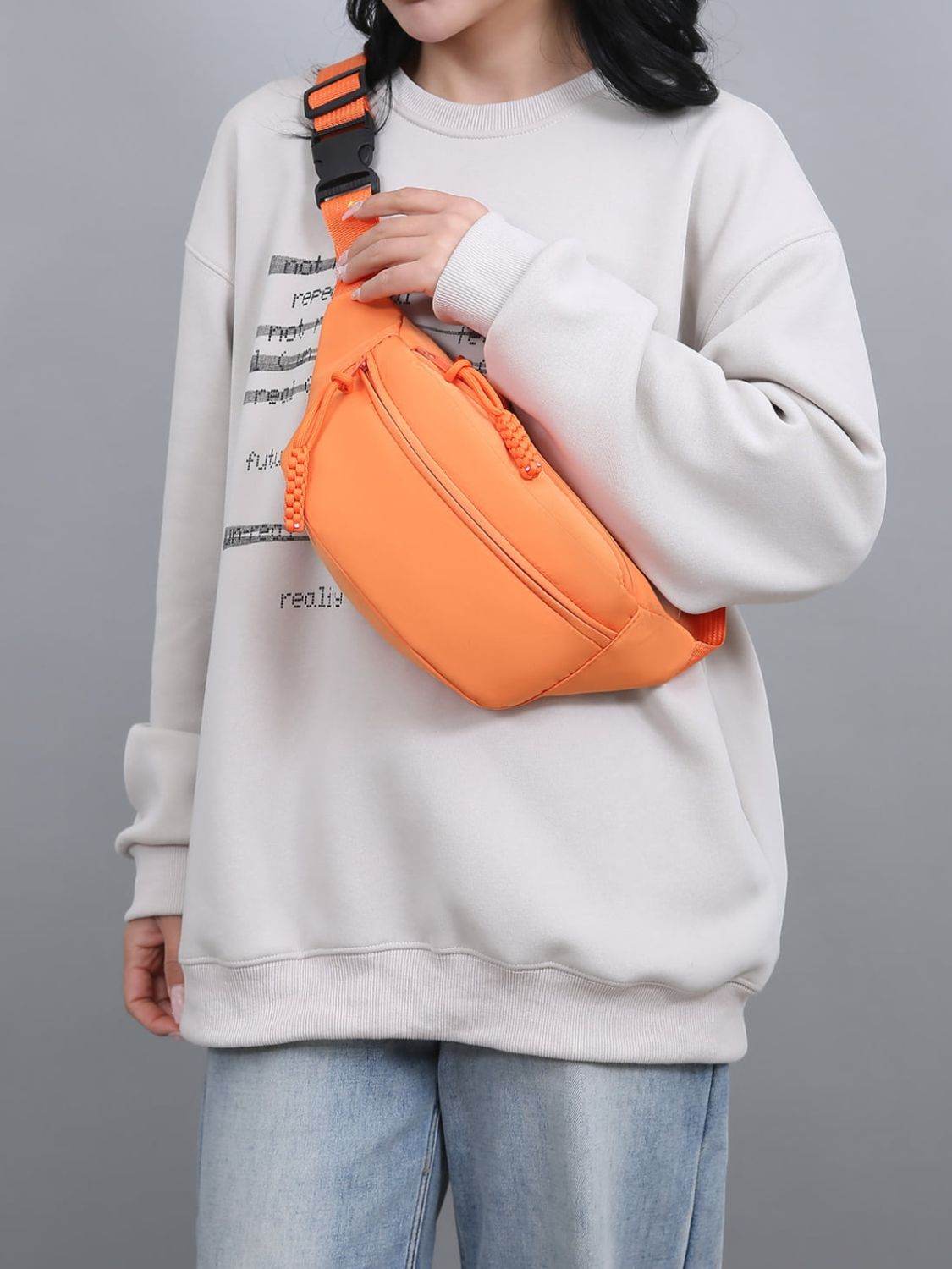 Oxford Cloth Adjustable Strap Sling Bag - Delanoir