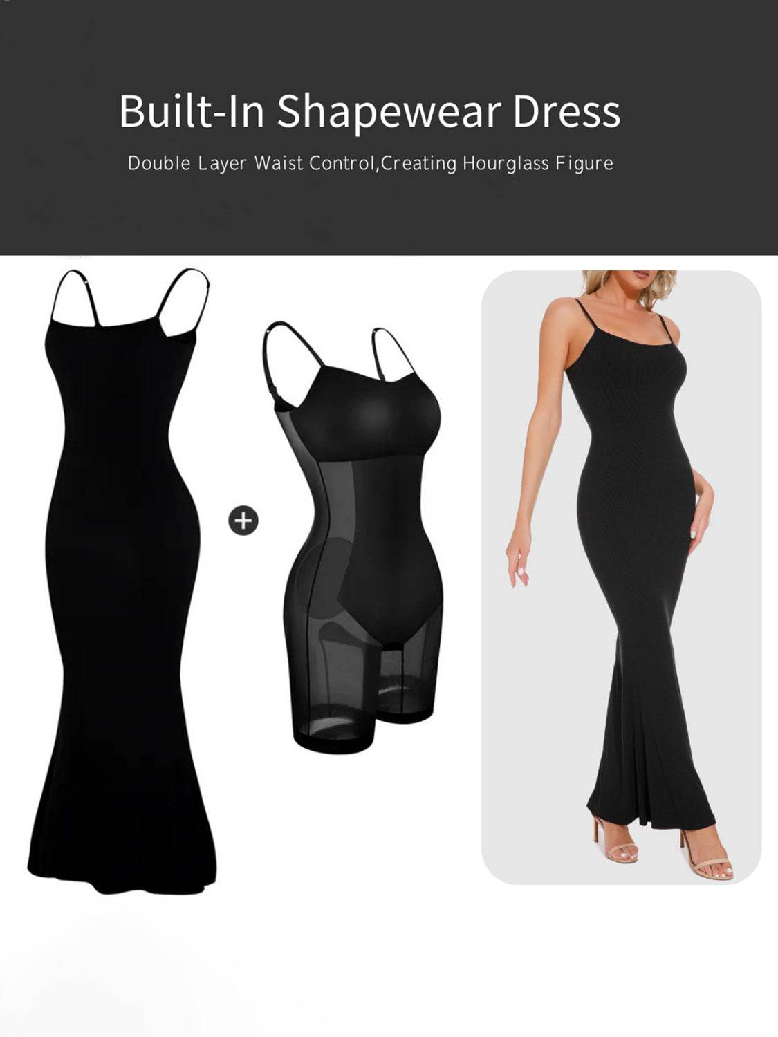 Basic Bae Built-In Shapewear Sleeveless Maxi Dress - Delanoir