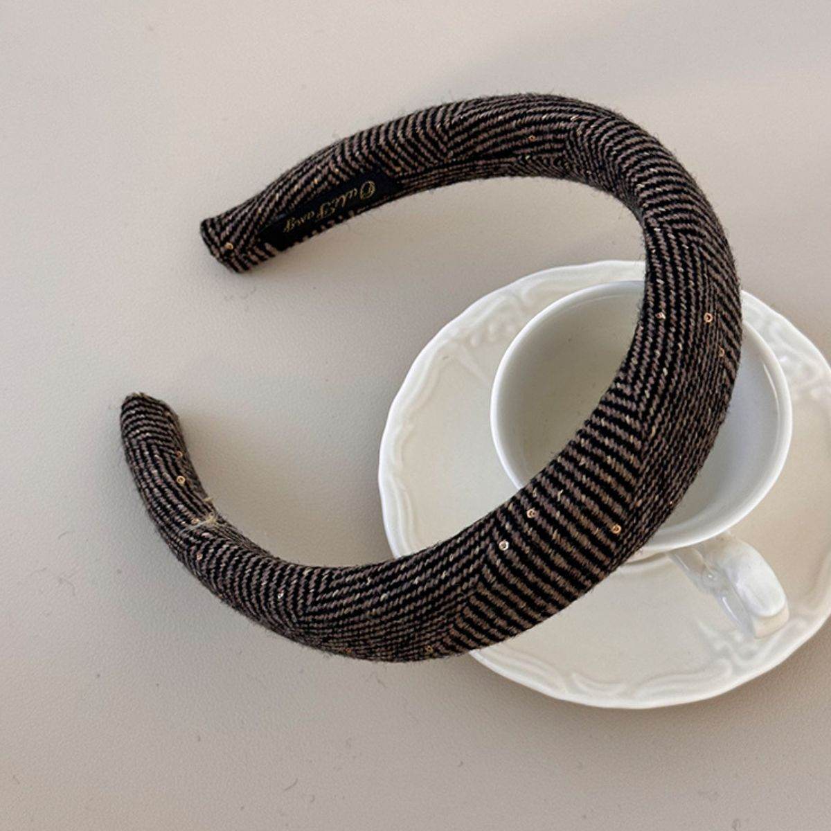 Polyester Wide Hair Headband - Delanoir