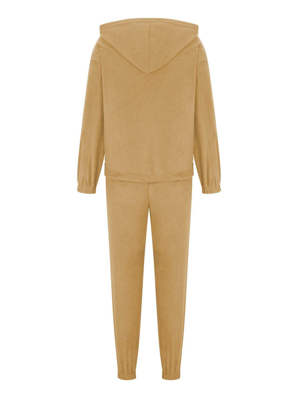 Zip Up Long Sleeve Hoodie and Joggers Set - Delanoir