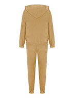 Zip Up Long Sleeve Hoodie and Joggers Set - Delanoir