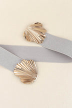 Zinc Alloy Buckle Elastic Belt - Delanoir