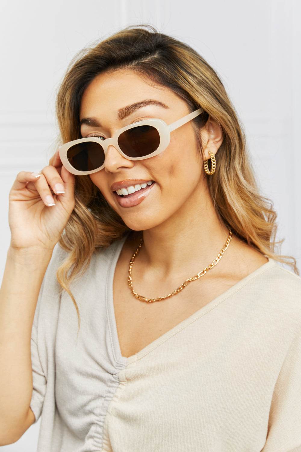 Oval Full Rim Sunglasses - Delanoir