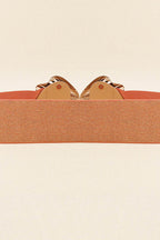 Zinc Alloy Buckle Elastic Belt - Delanoir