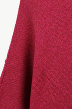 Turtleneck Buttoned Poncho - Delanoir