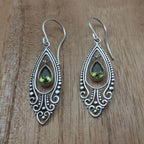 Alloy Rhinestone Cutout Earrings - Delanoir