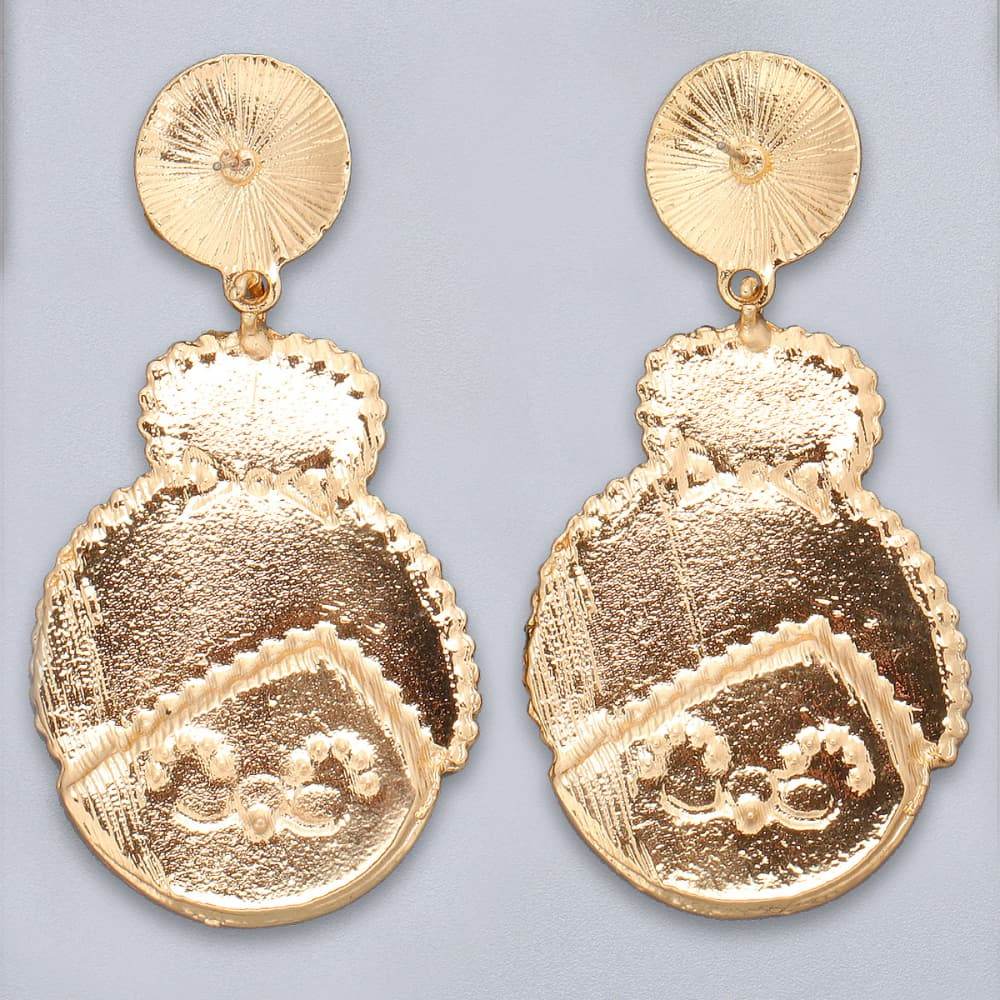 Rhinestone Alloy Mrs. Claus Earrings - Delanoir