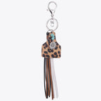 Turquoise Fringe Detail Key Chain - Delanoir