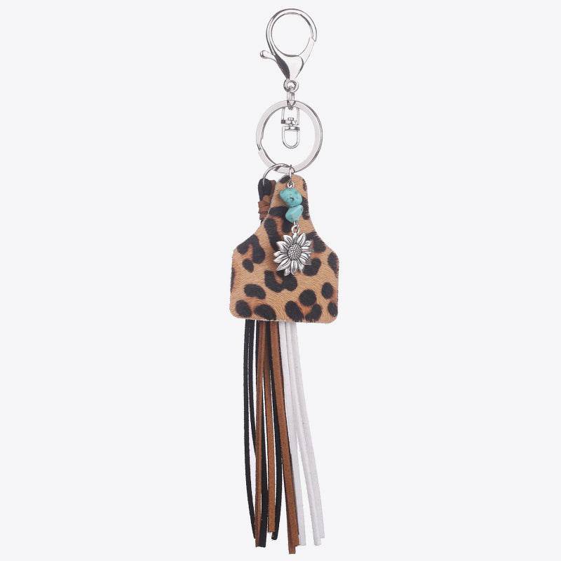 Turquoise Fringe Detail Key Chain - Delanoir