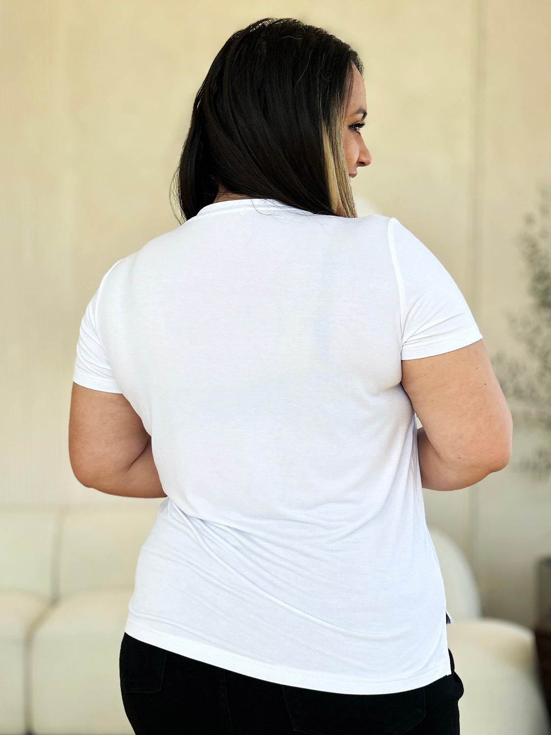 Basic Bae Full Size Round Neck Short Sleeve T-Shirt - Delanoir