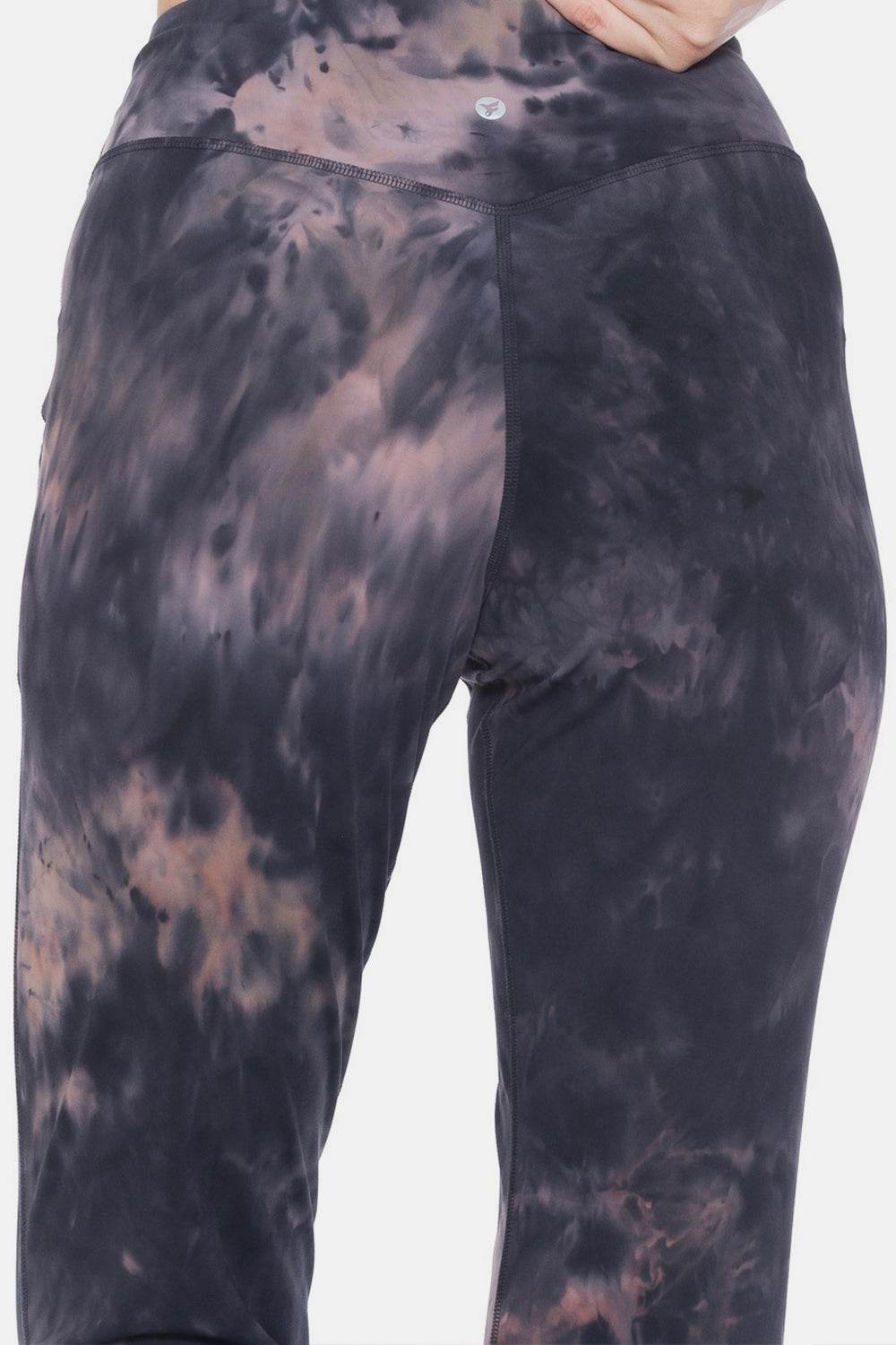 Leggings Depot Tie-Dye High Waist Cropped Leggings - Delanoir