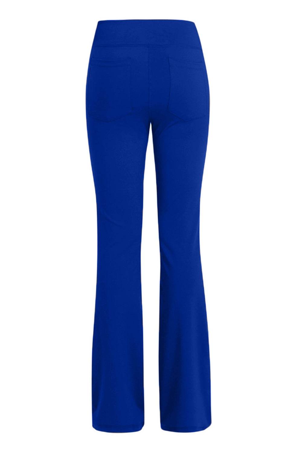 Pocketed High Waist Active Pants - Delanoir