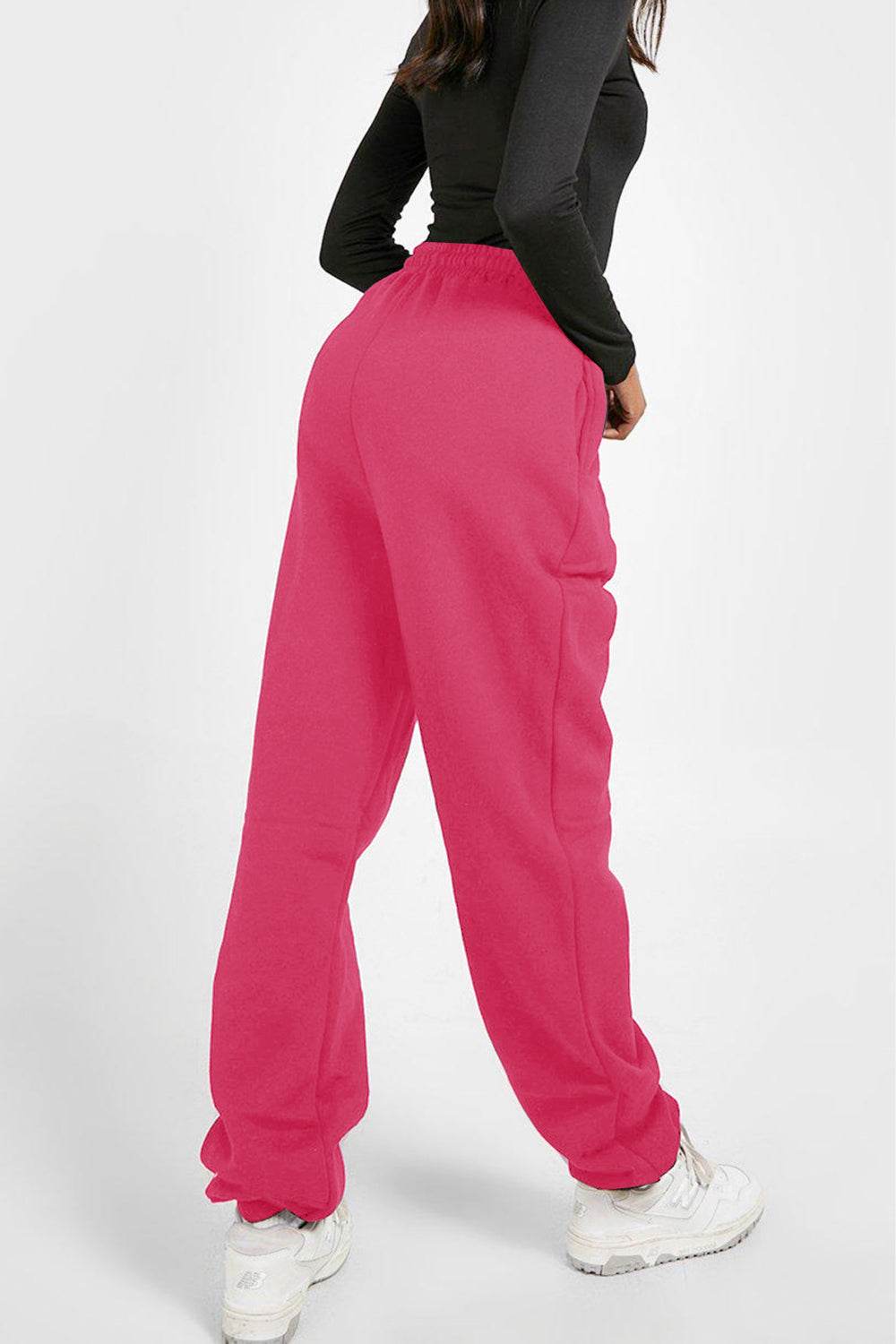 Simply Love Simply Love Full Size Drawstring DAY YOU DESERVE Graphic Long Sweatpants - Delanoir