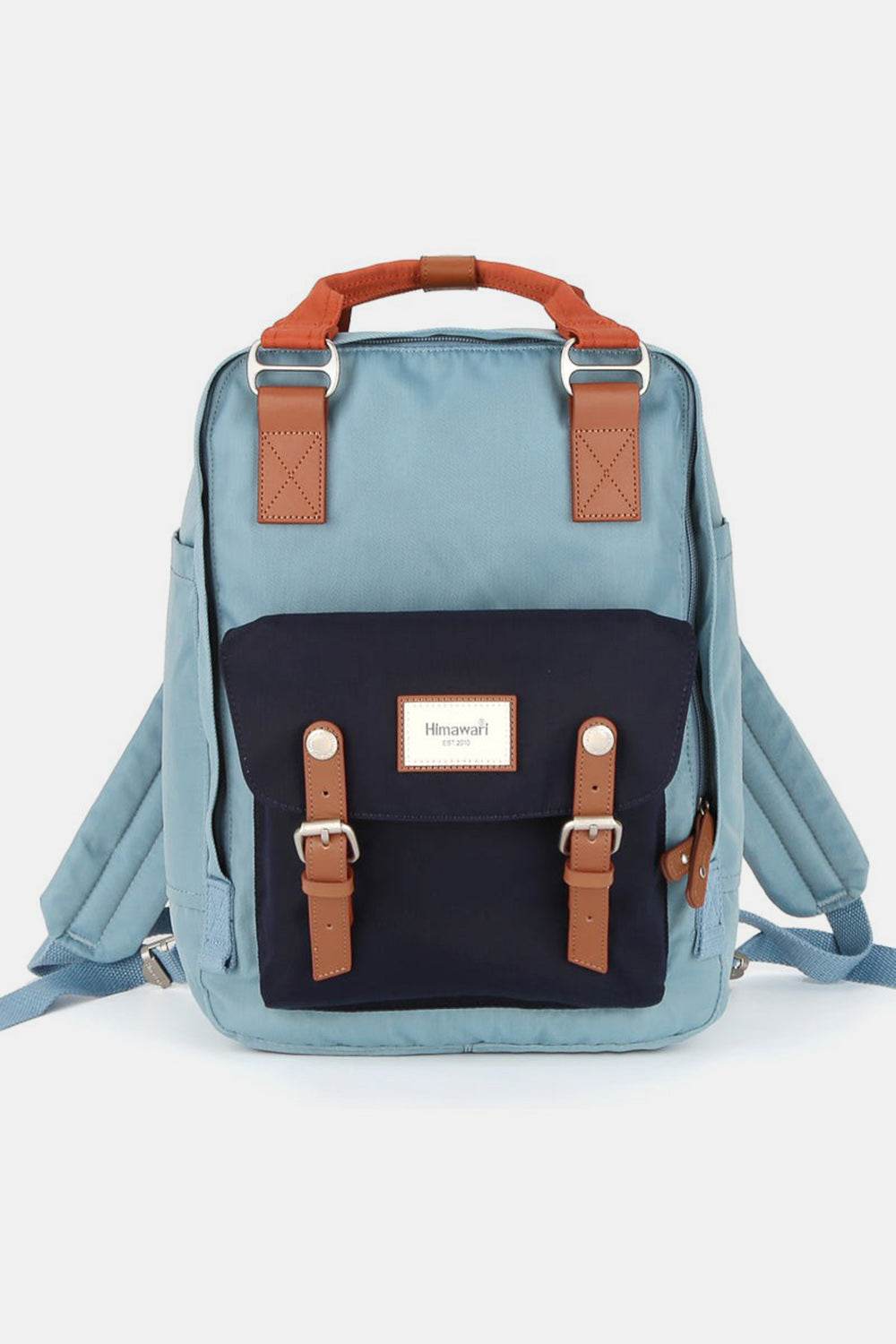 Himawari Contrast Waterproof Nylon Backpack Bag - Delanoir