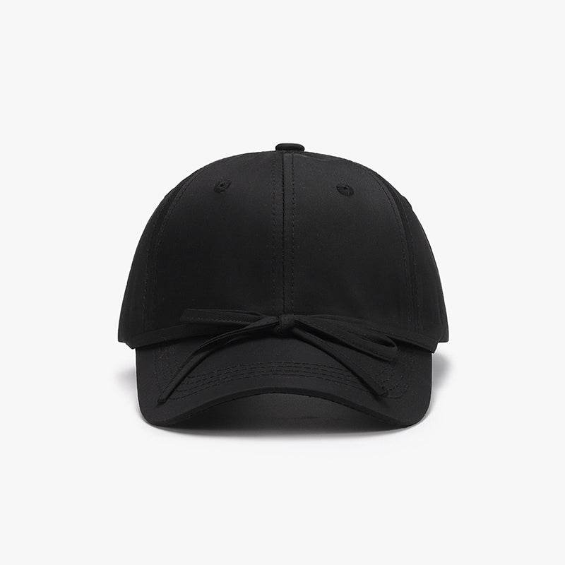 Tied Bow Cotton Baseball Cap - Delanoir