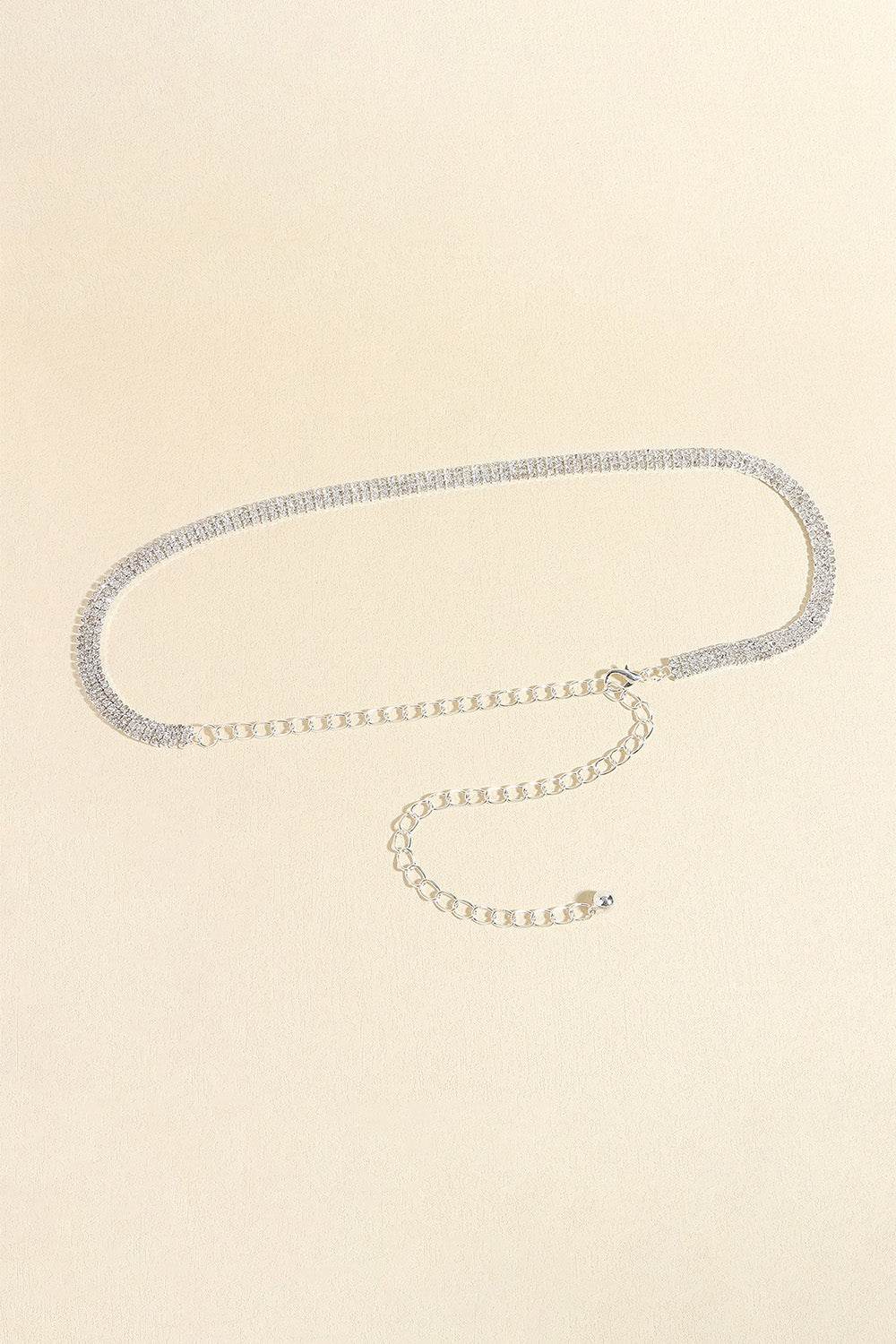 Rhinestones Alloy Belt - Delanoir