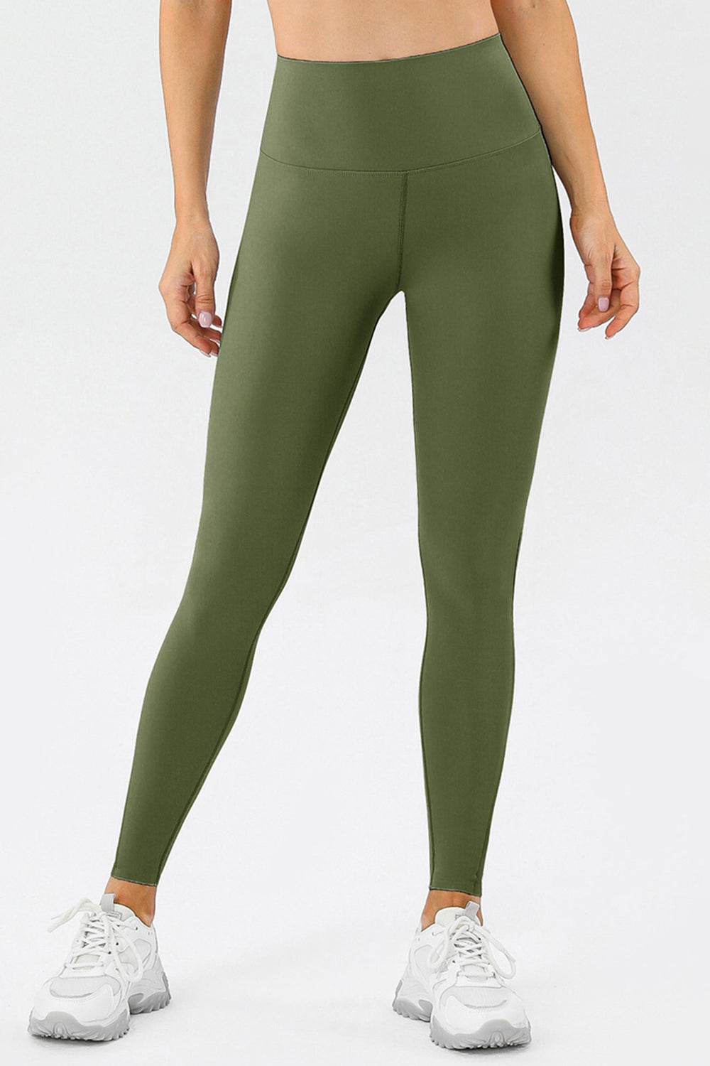 High Waist Skinny Active Pants - Delanoir