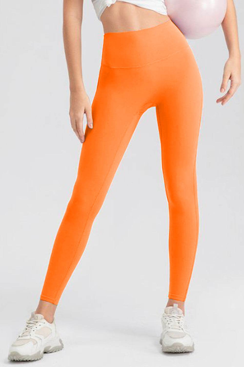 High Waist Skinny Active Pants - Delanoir