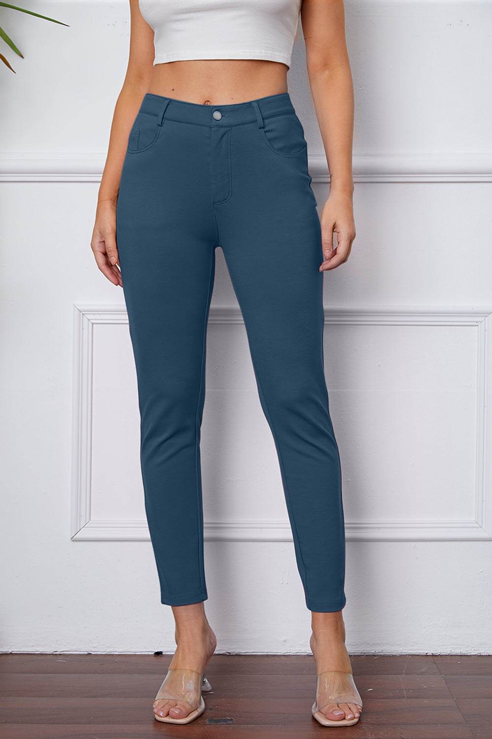StretchyStitch Pants by Basic Bae - Delanoir