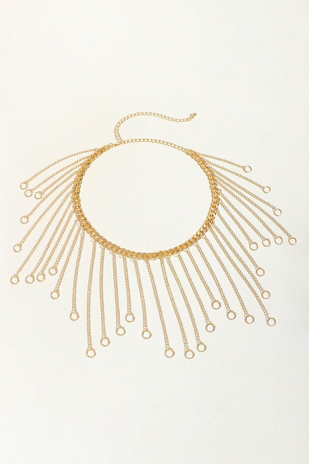 Fringe Chain Alloy Belt - Delanoir