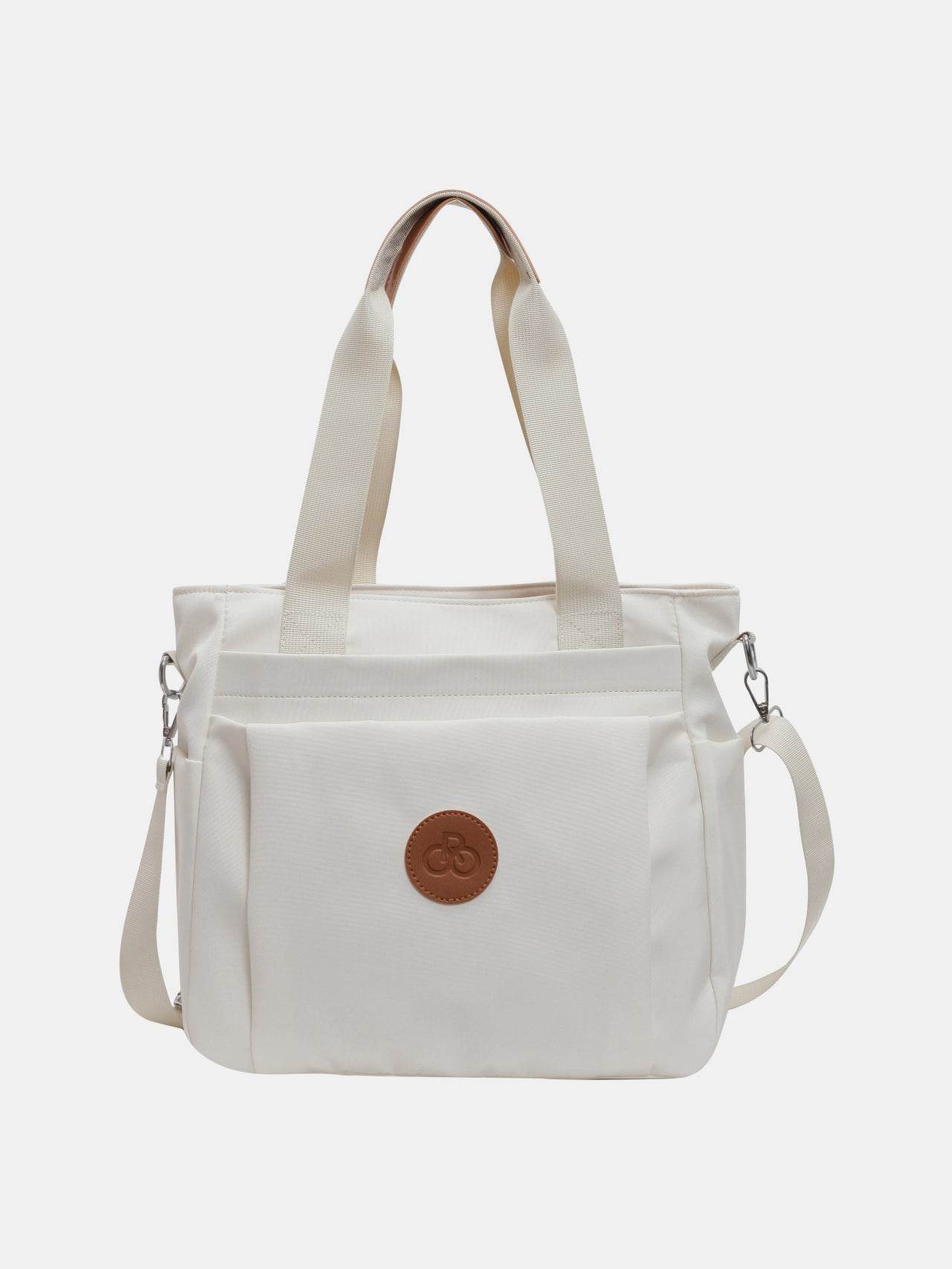 Nylon Solid Color Tote Bag - Delanoir