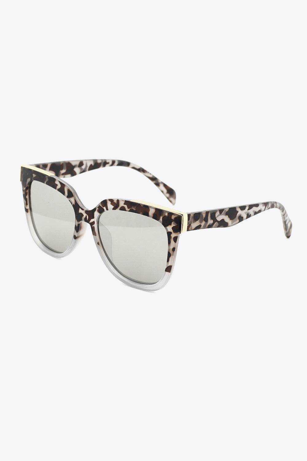 Tortoiseshell Polycarbonate Frame Full Rim Sunglasses - Delanoir