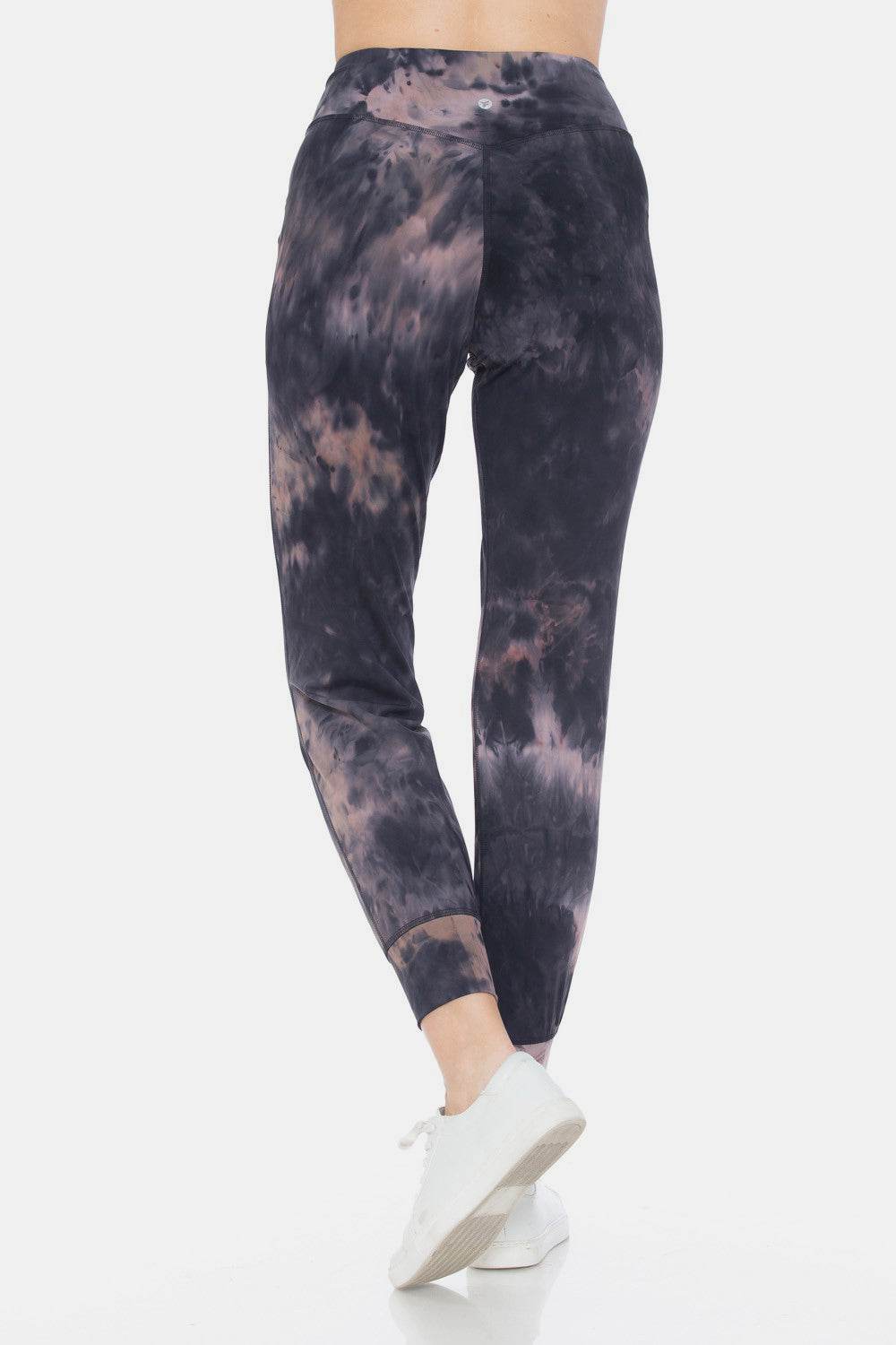 Leggings Depot Tie-Dye High Waist Cropped Leggings - Delanoir